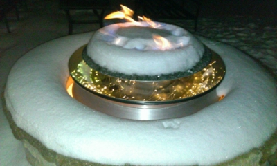 Dominic Backowski Fire and Water Feature