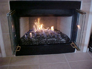 majestic fireplace designs with fire crystals
