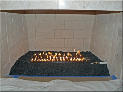 Jeff Minton fireplace