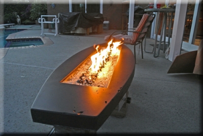 Fire Pit Pan and Burner