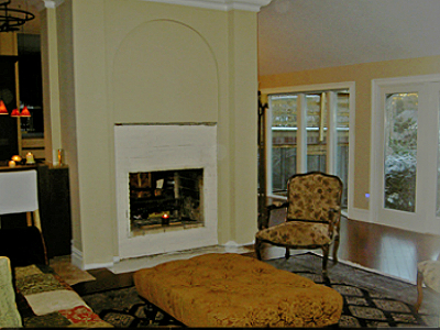 fireplace conversion to fireglass