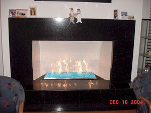 marble fireplace tray