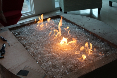 Palm Springs Indoor Fire Pit