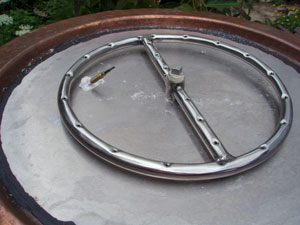 custom metal fire ring for fire pits
